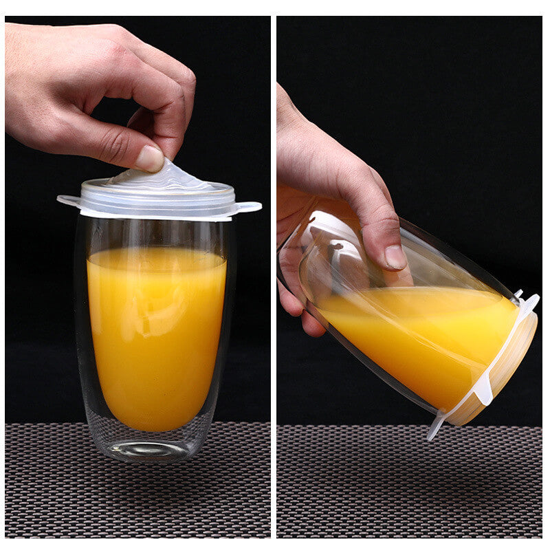 Herbruikbare Voedseldeksels (6 of 12 stuks set)