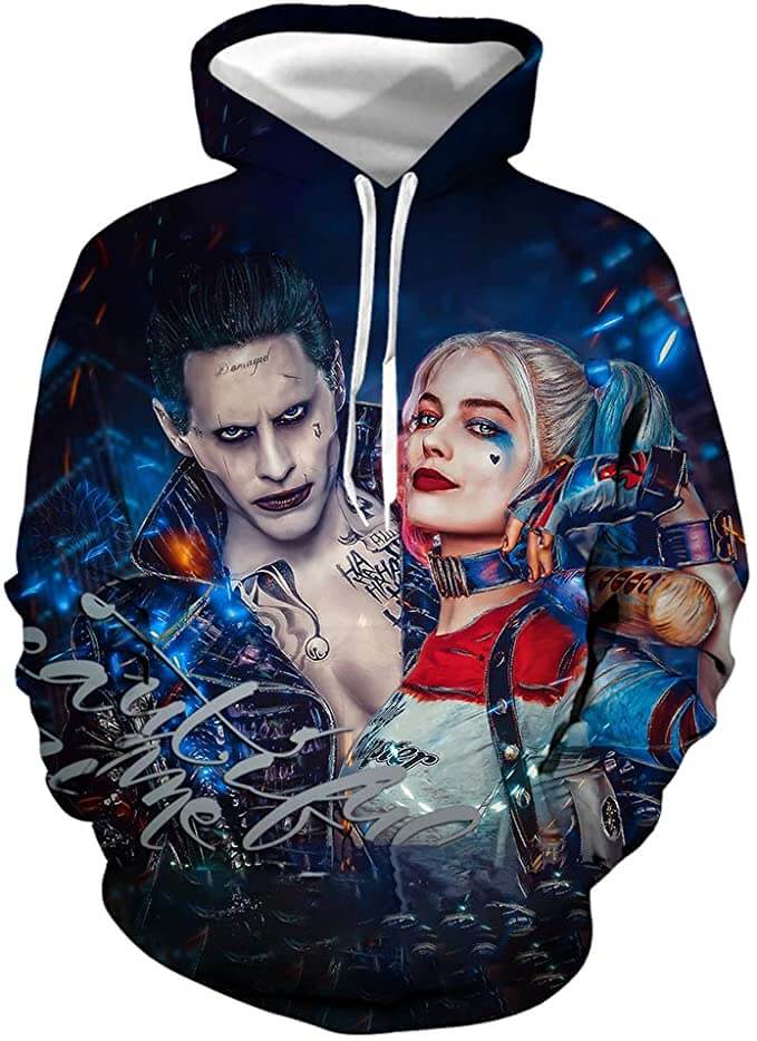 Harley Quinn 3D Printed Hoodie