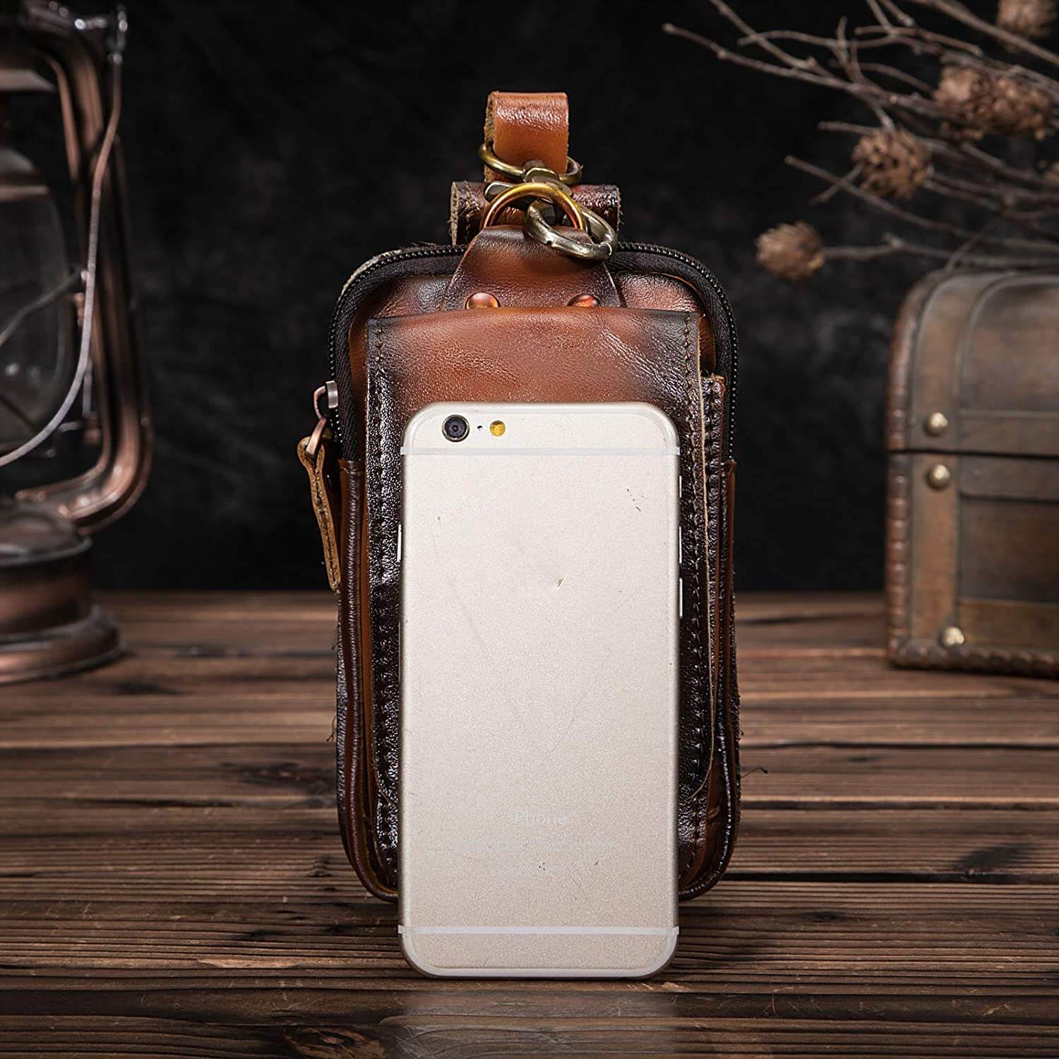 Lederen Stijl Heren Waist Bag