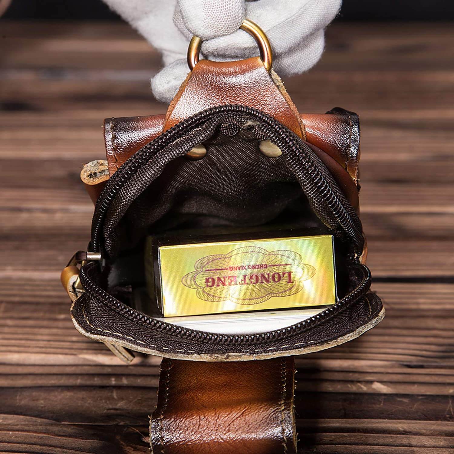 Lederen Stijl Heren Waist Bag