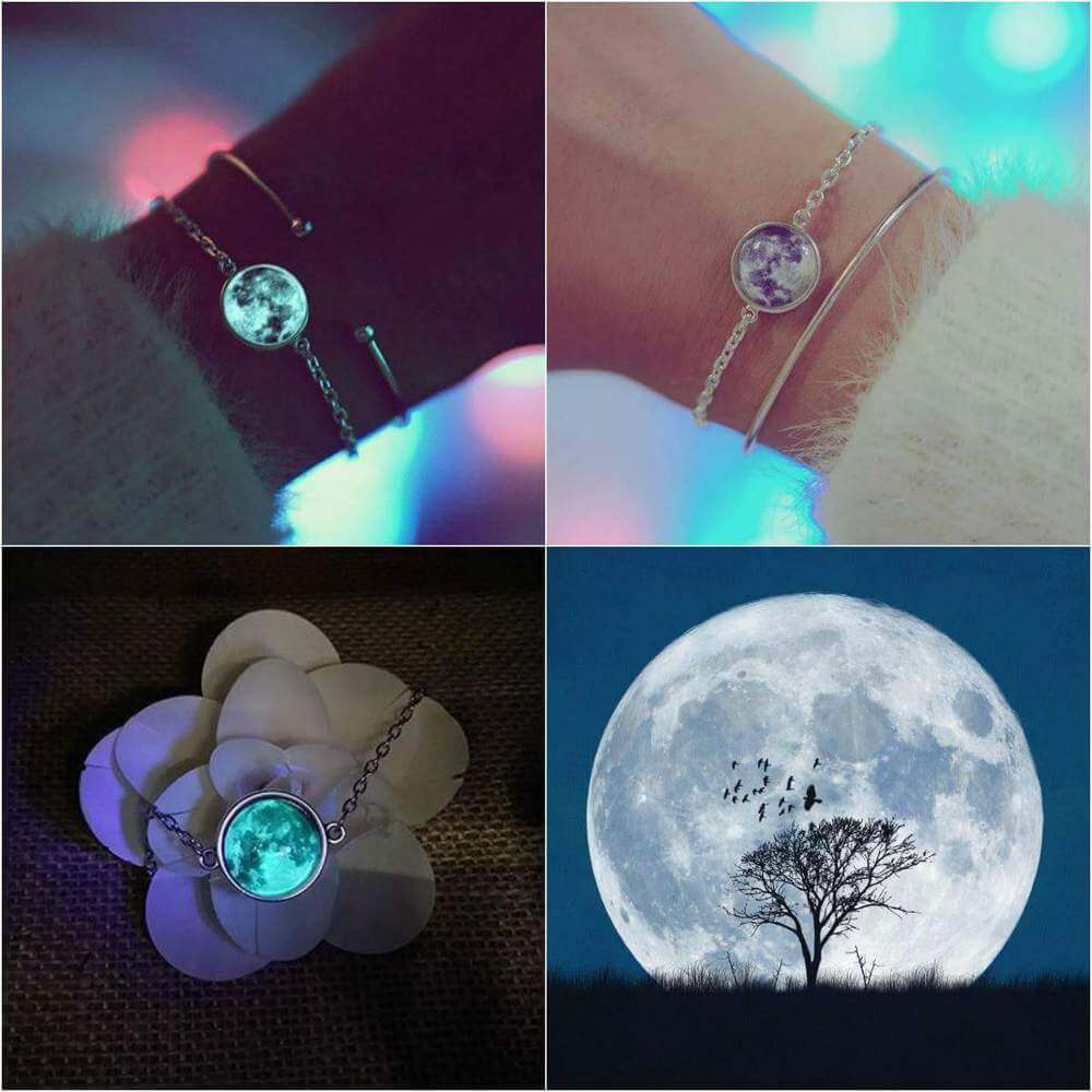 Glow In The Dark Moon Armband