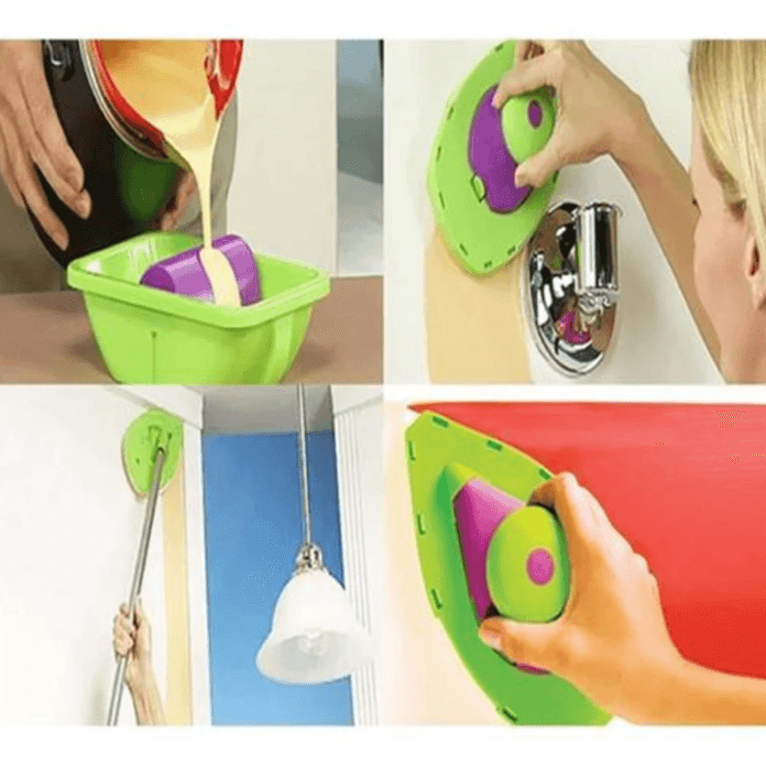 Multifunctionele Verfroller en Spons Set