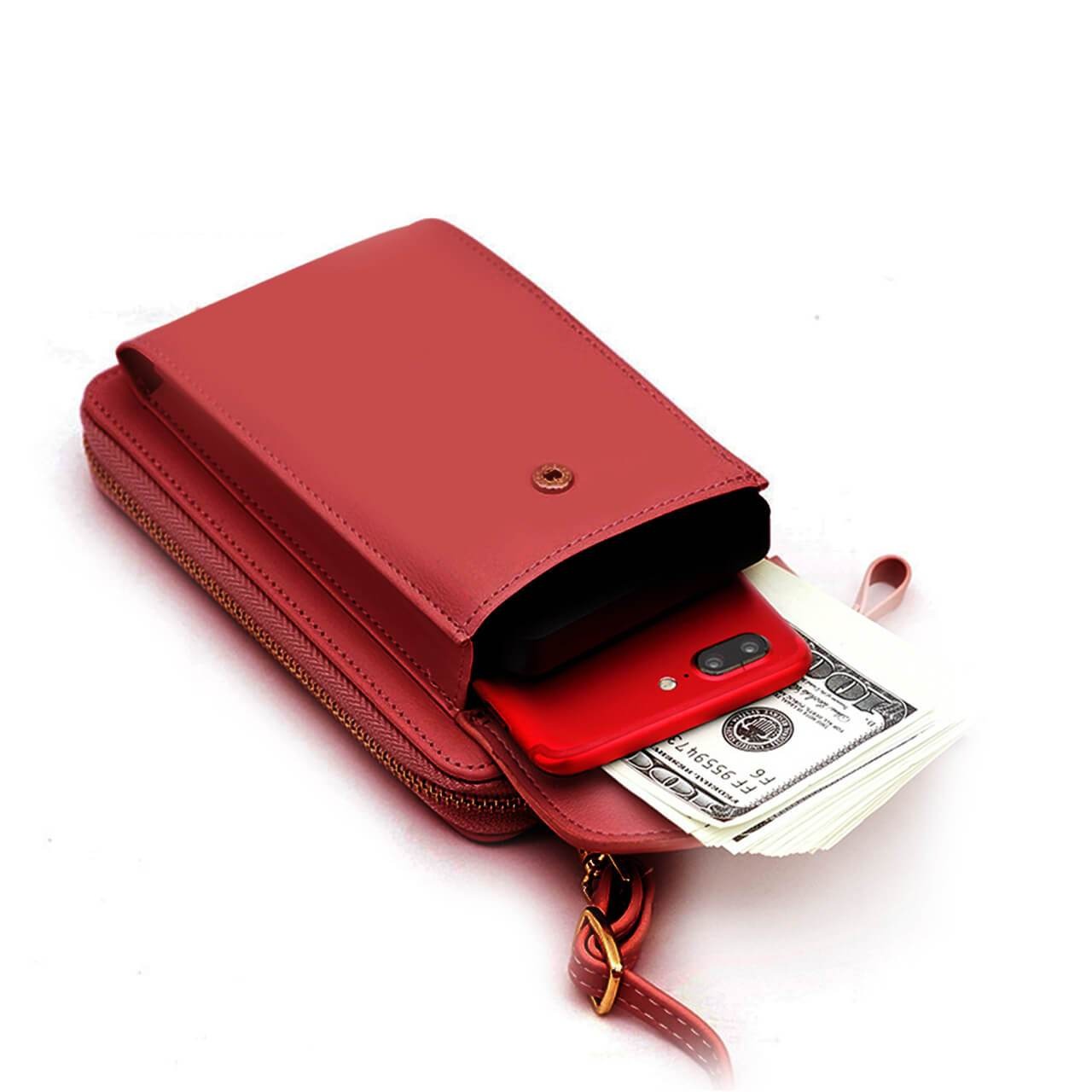 Vrouwen Crossbody Clutch Telefoon Portemonnee