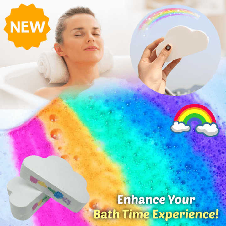 Regenboog Wolk Badbom