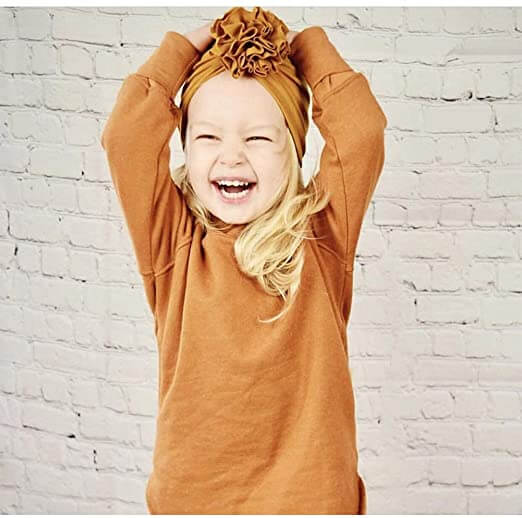 Ruche Top Baby Tulband Muts