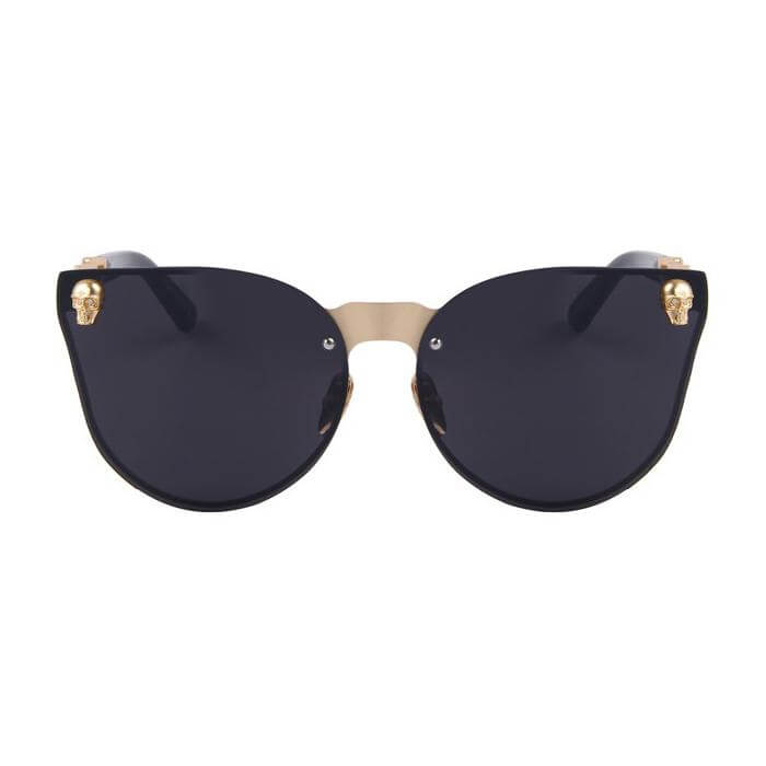 Unisex Schedel Zonnebril