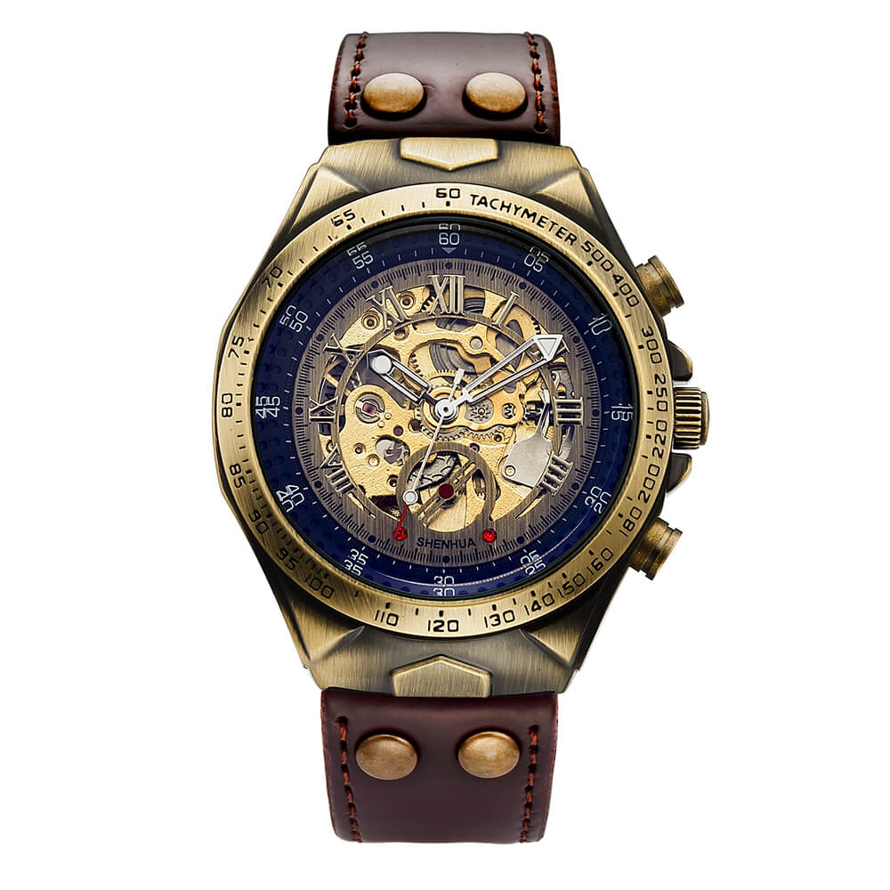 Steampunk Vintage Skelet Horloge