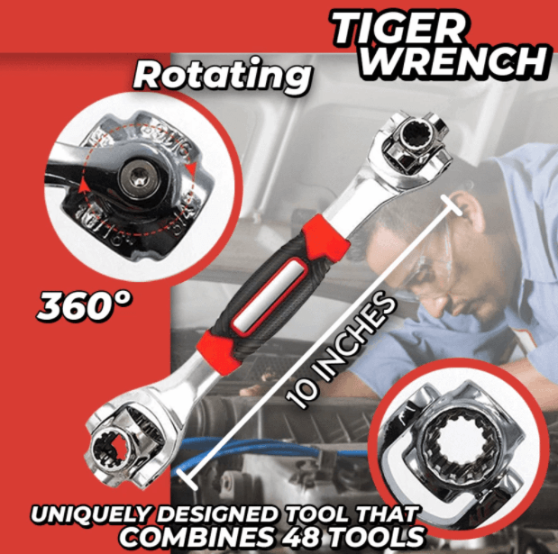 48-in-1 Tijger Moersleutel