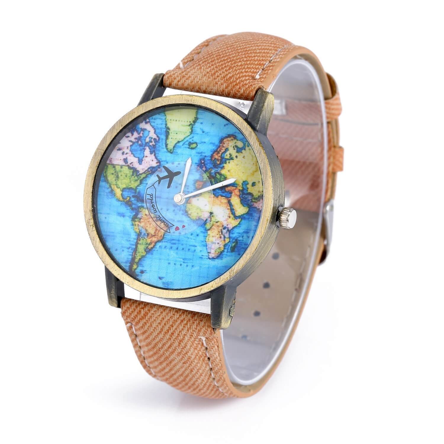 Vintage Traveler's Leather Watch