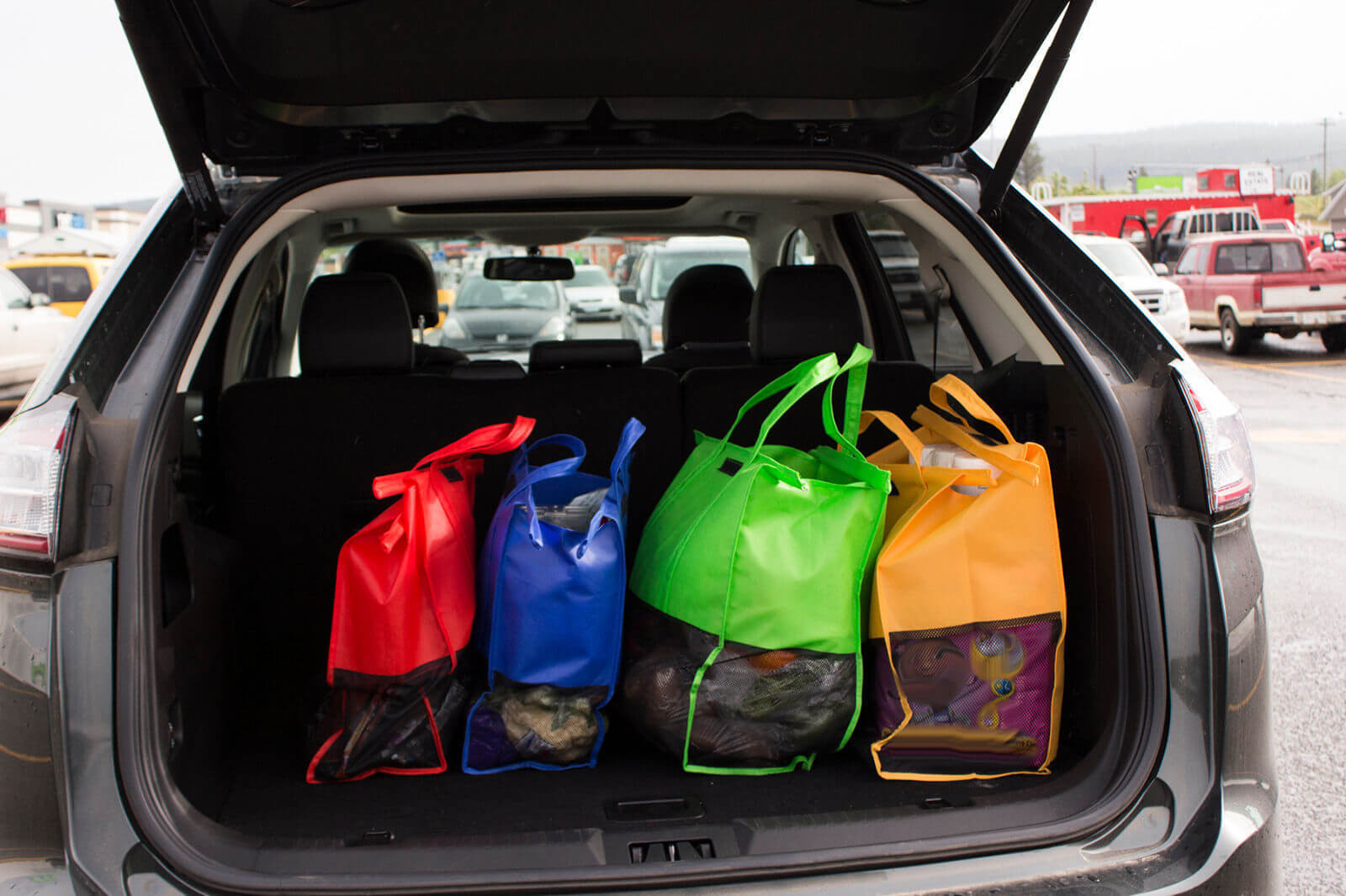 Boodschappenwagentje Trolley Tassen (Set van 4)
