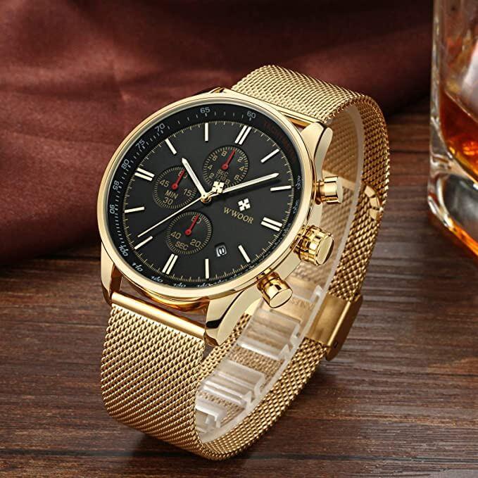 Ultra-dun Chronograaf Polshorloge