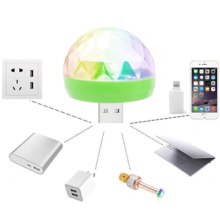 Paddestoel Disco Licht (USB)