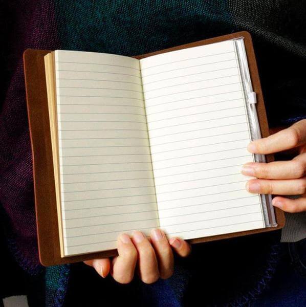 Vintage Gegraveerd Dagboek