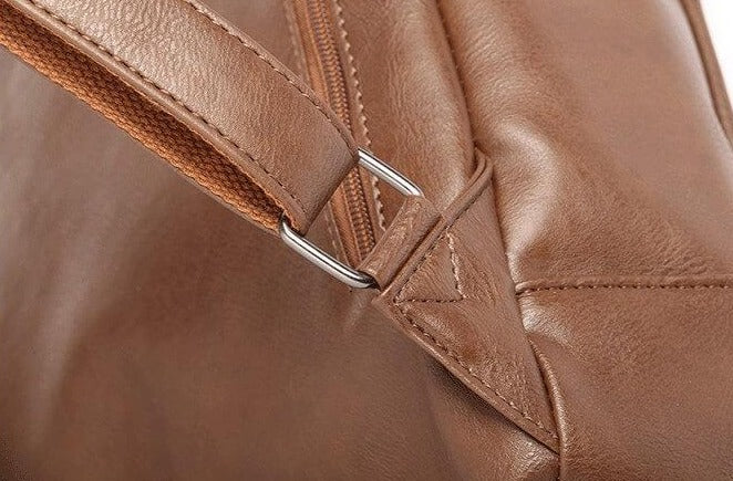 Vintage Kunstlederen Rugzak