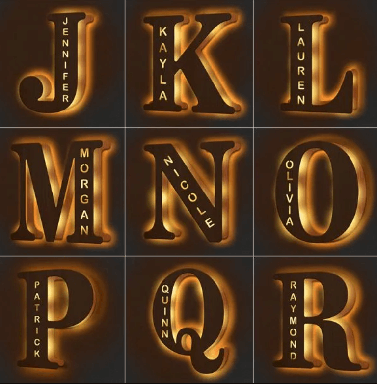 Gepersonaliseerd LED Nachtlampje