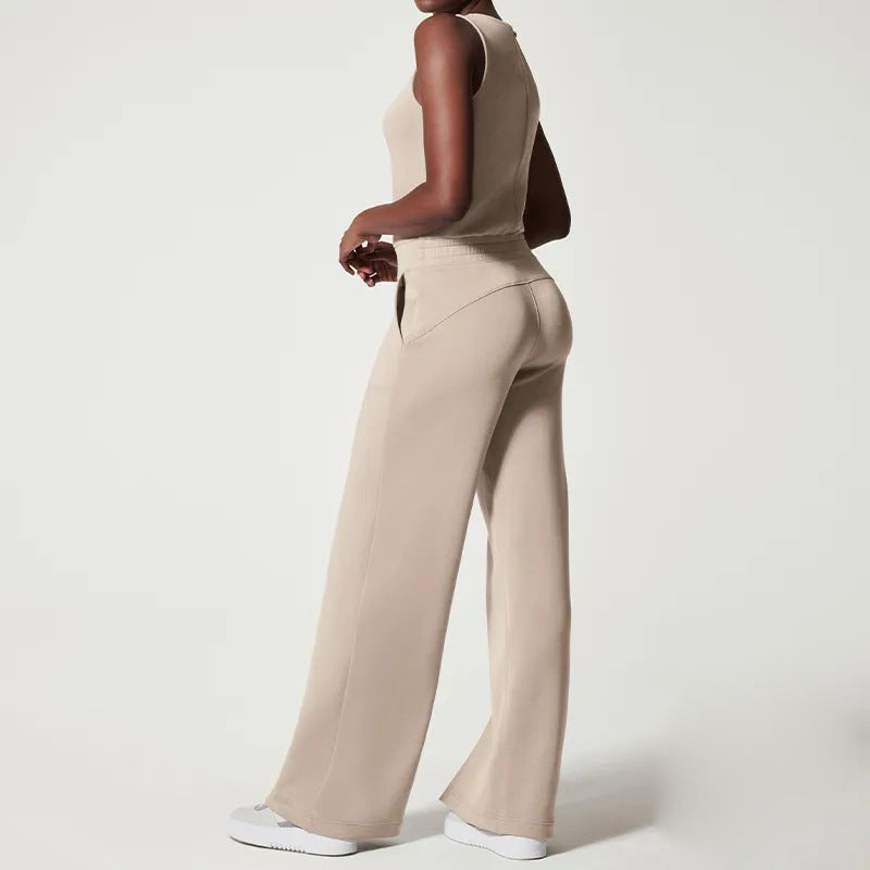 Dames Jumpsuit Luchtig Met Ceintuur Polyester Casual-3
