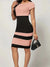 Variant image for Dames Kleurblokjurk Figuur-hugging Polyester voor Zomer-1