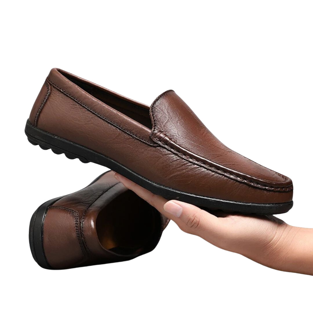 Heren Loafers Echt Leer Comfortabele Pasvorm Casual Formele Gelegenheden