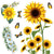 Zonnebloem Muurstickers