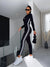 Dames Jumpsuit Aansluitend Sportief Met Rits en Gedurfde Strepen-2