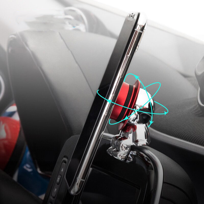 Kleine man magnetische telefoonhouder