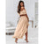 Dames Maxi Jurk Rüschen Stijl Zomer Katoen-2