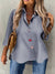 Variant image for Dames Shirt Casual Katoen Comfortabele Pasvorm voor Voorjaar en Herfst-25