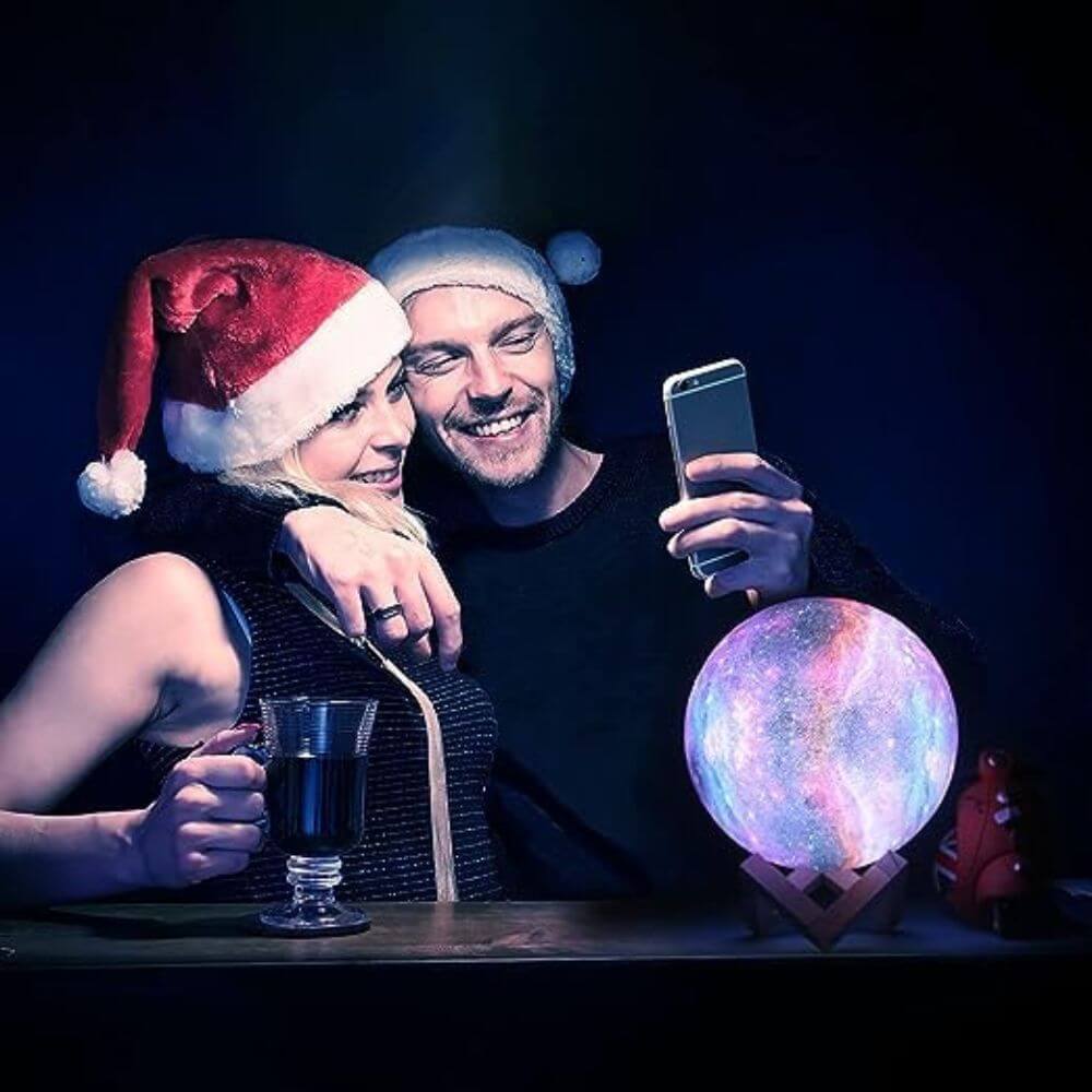 Meerkleurige 3D Maanlamp