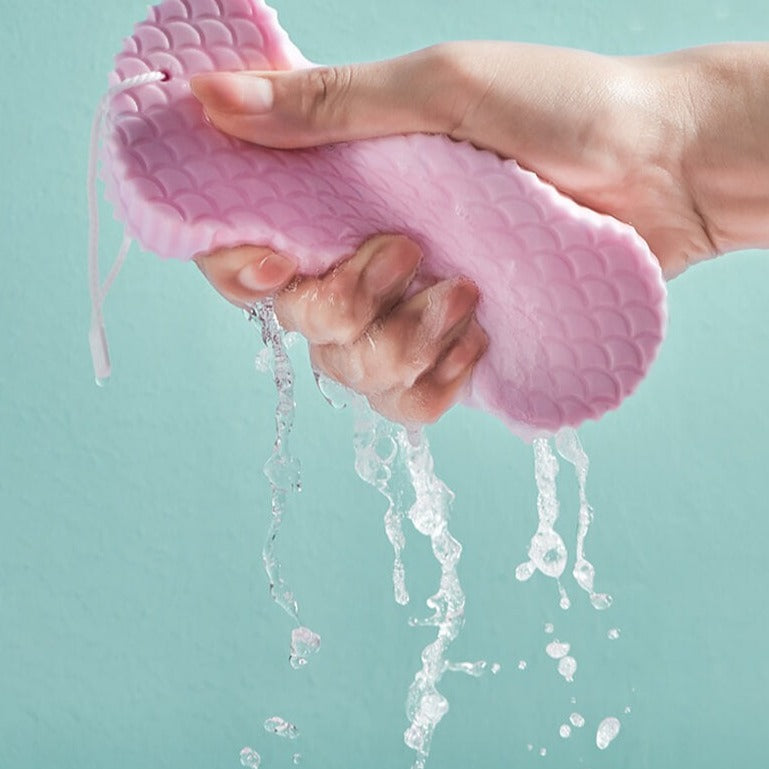 Zachte scrubspons voor het lichaam