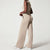 Dames Jumpsuit Zwart Elegant Luchtig Met Wijde Pijpen-1