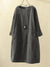 Variant image for Dames Lange Jurk Casual Katoen Elegante Zomerjurk-7
