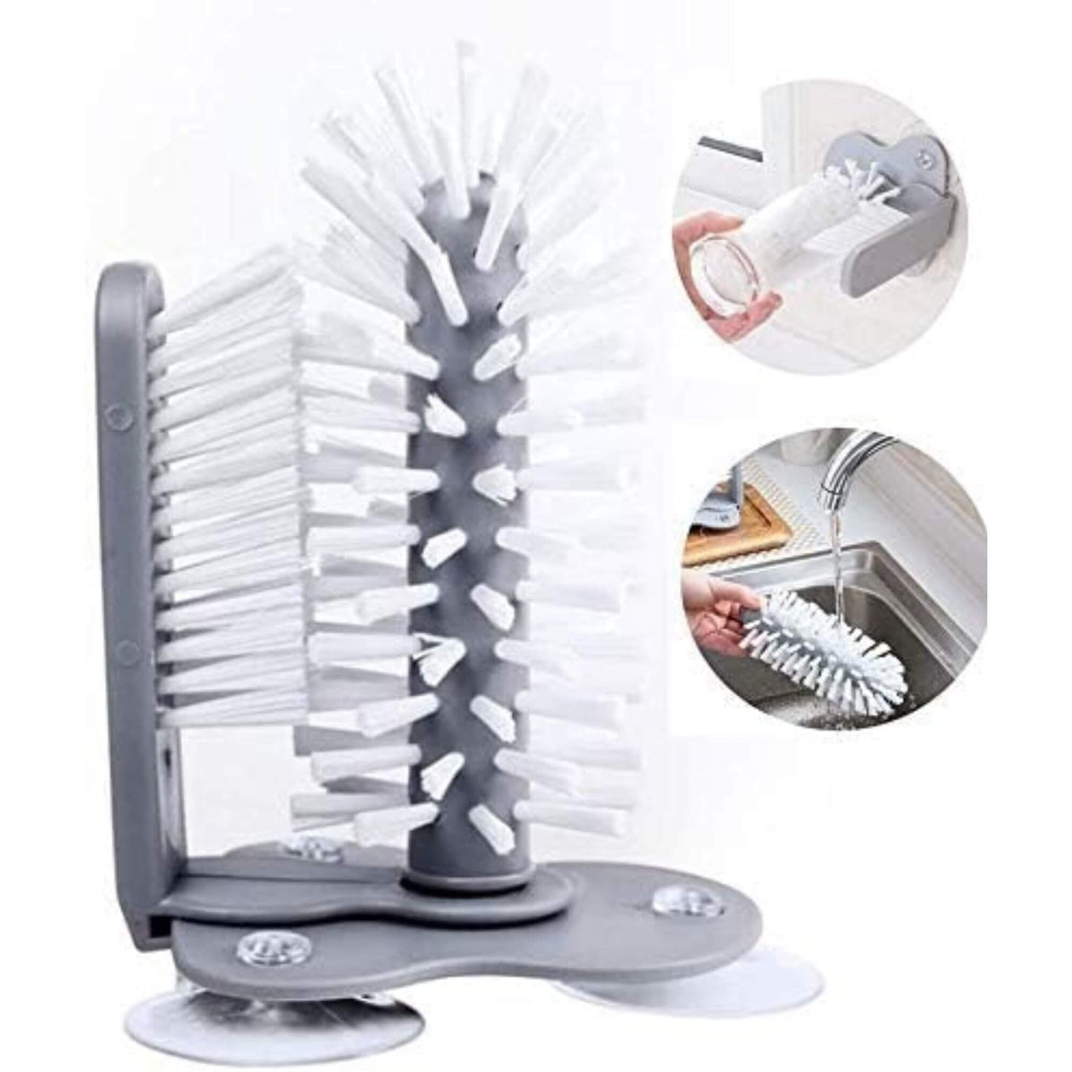 Muurbevestigde Bekerreinigingsborstel