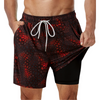 Heren 2-in-1 zwemshort