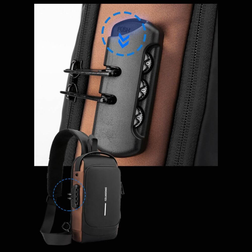 Herentas met antidiefstalbeveiliging