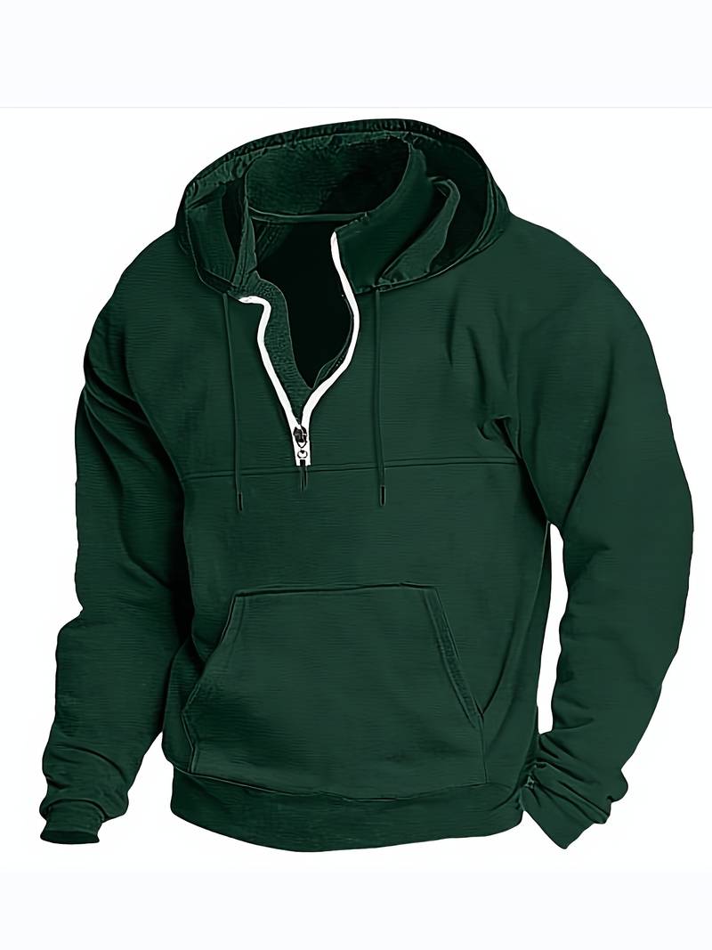 Variant image for Heren Hoodie Casual Katoen Ontspannen Pasvorm-9
