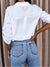 Dames Blouse Casual V-hals Luchtig Katoen-4