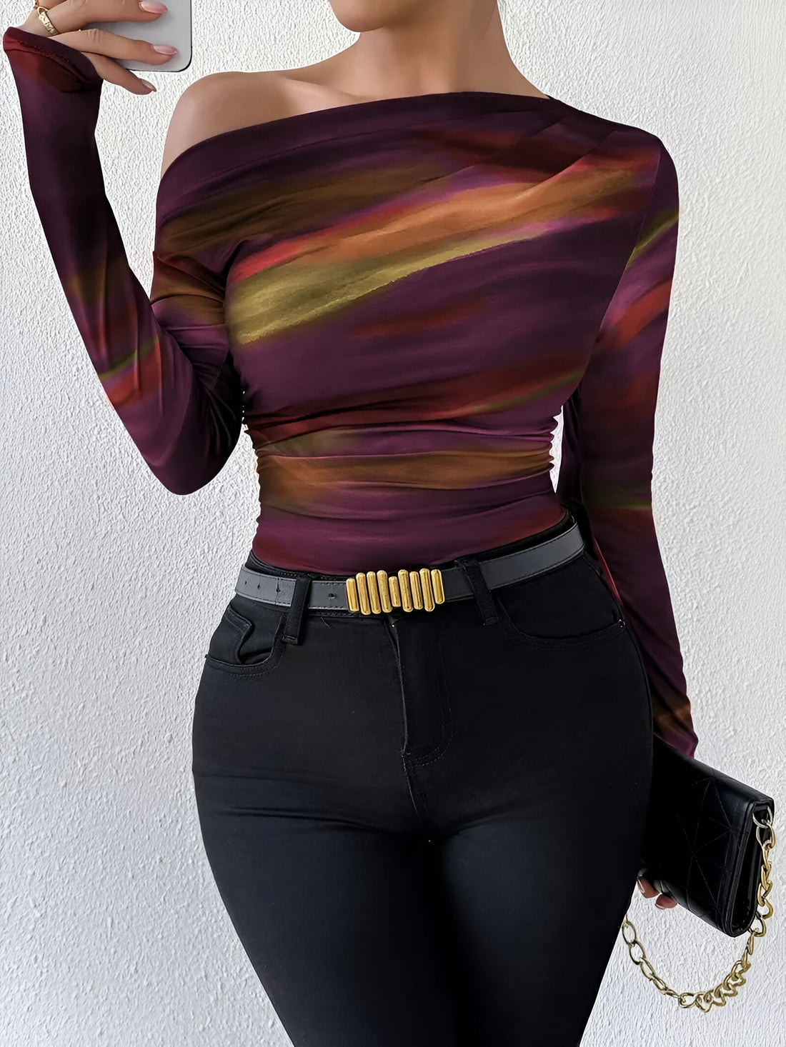 Variant image for Dames Longsleeve T-shirt Casual Katoenmix Elegant-17