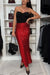 Dames Midi Rok Hoge Taille Pailletten 100% Polyester Glamoureus 4