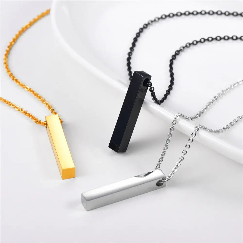 Cube Bar Hanger Ketting