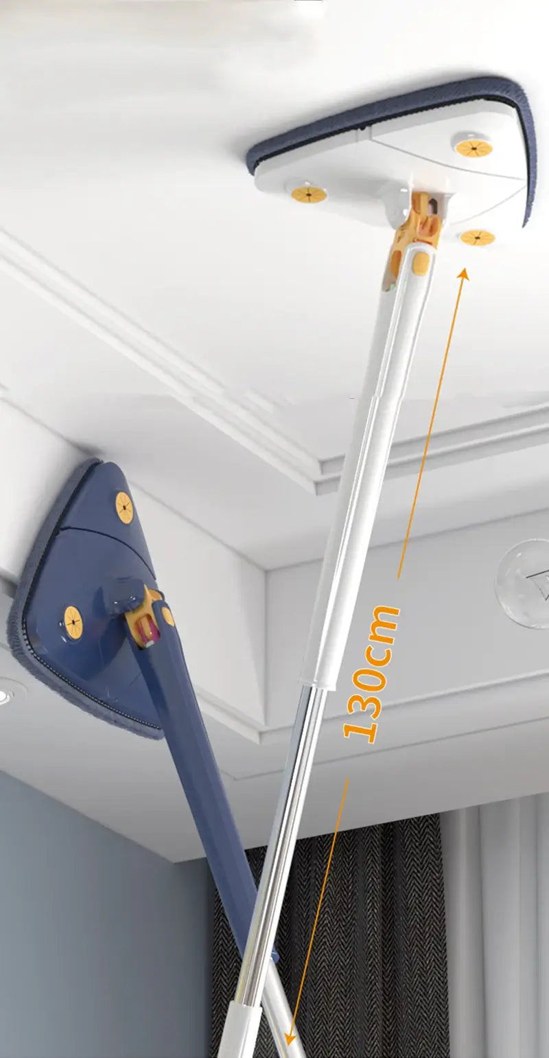 Zelfdraaiende driehoekige mop