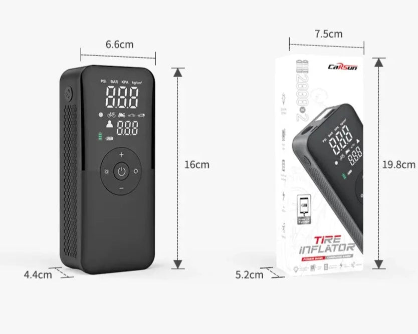 Draagbare Digitale Luchtpomp