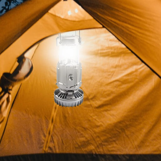 Draagbare zonnelantaarn ventilator