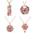 Glinsterende Zirkoon Bloemen Ketting
