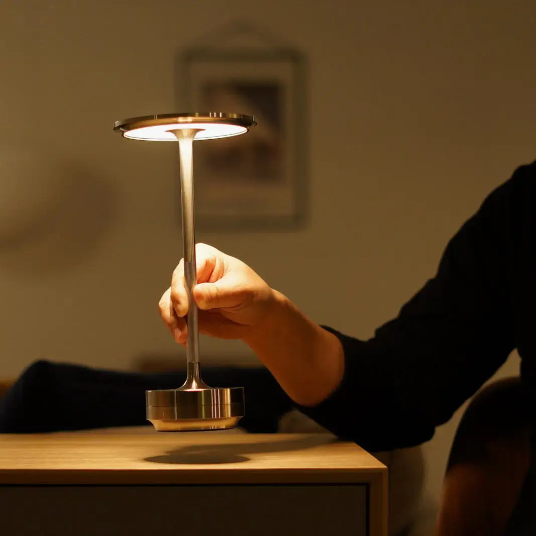 Aluminium Aanraakschakelaar Lamp