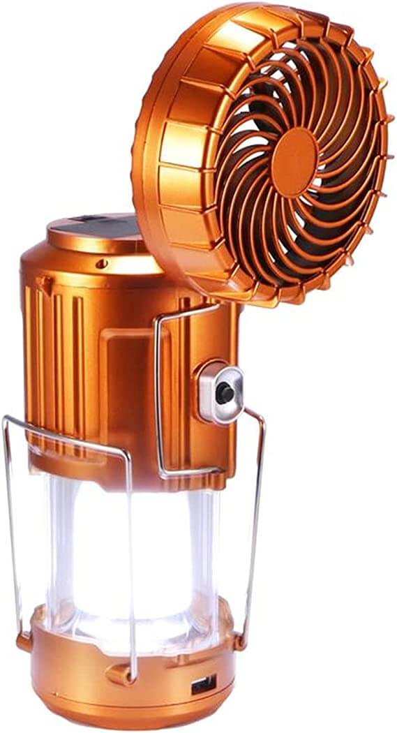 Draagbare zonnelantaarn ventilator