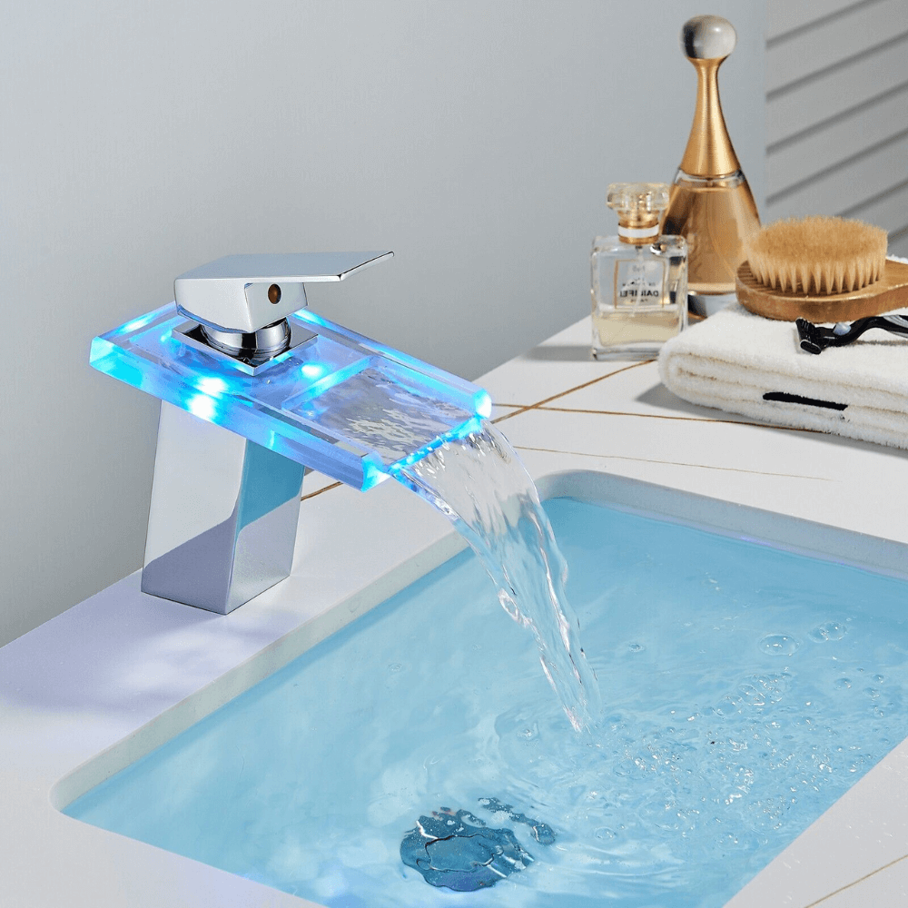 Waterval LED Wastafelkraan