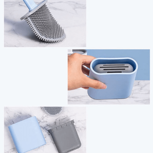 Flexibele Silicone Toiletborstel