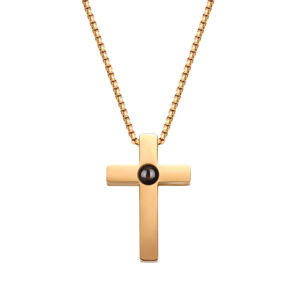 Foto Projectie Kruis Halsketting