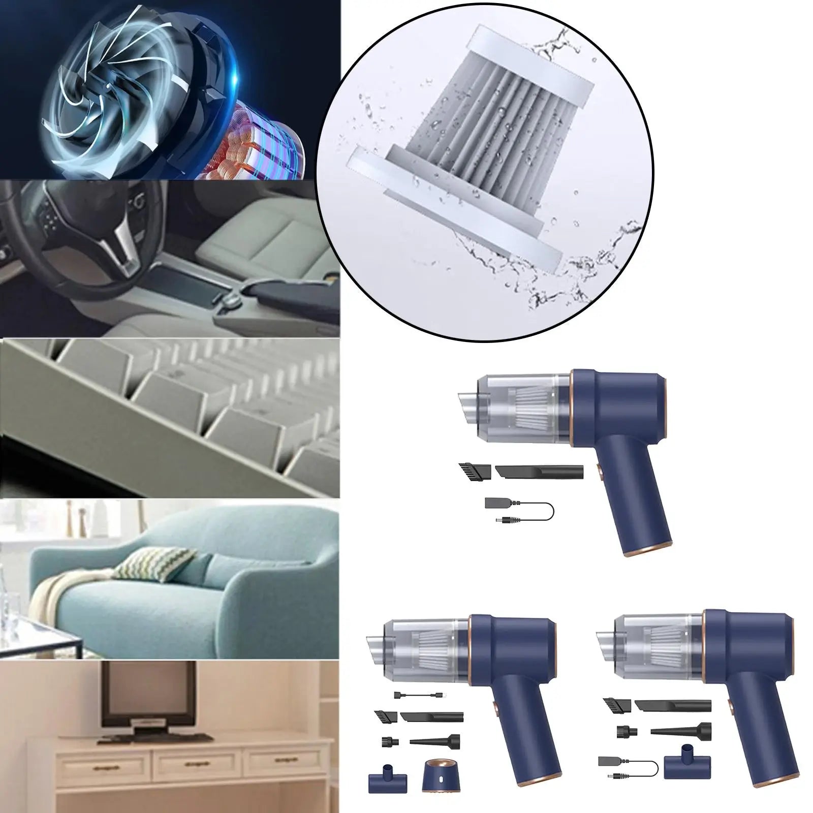 Handheld Stofzuiger en Luchtblazer