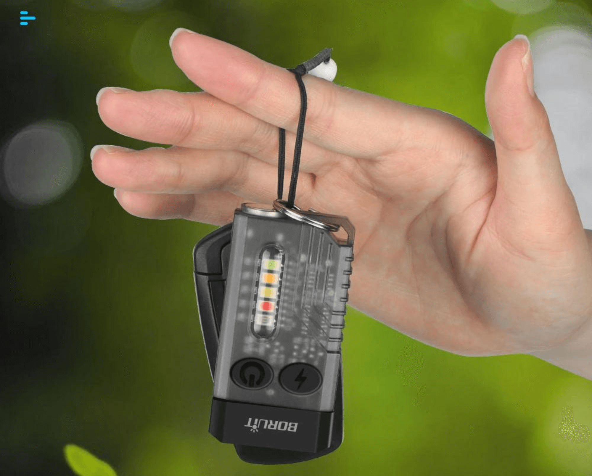 Oplaadbare Sleutelhanger Zaklamp